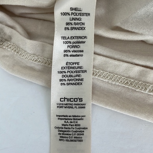 Chico’s Women’s Boho Maxi Skirt Neutral M - Picture 6 of 7